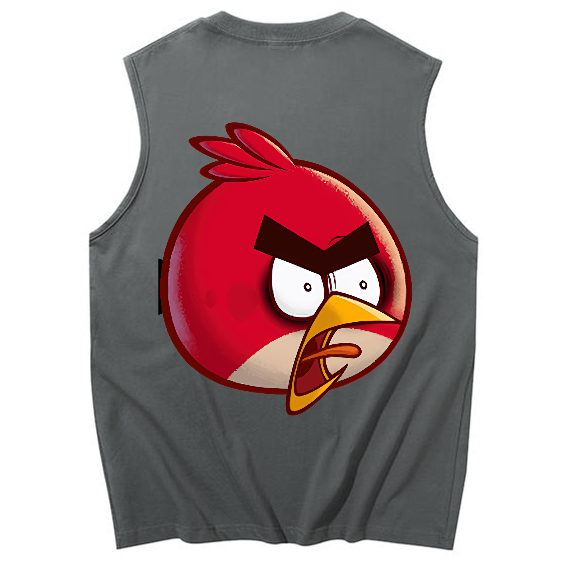 （画像用） Angry Birds アングリーバード コットン100％タンクトップ（背面プリント）